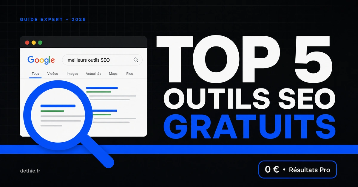 Meilleurs outils SEO gratuits : top 5 essentiels 2026